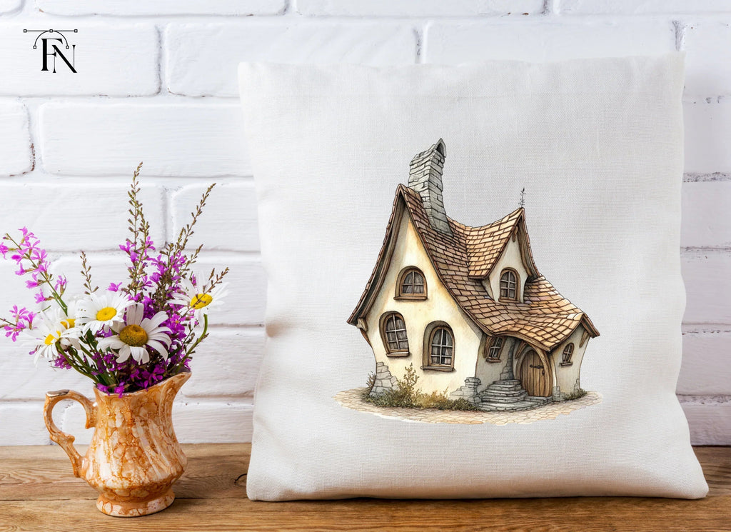 Charming Fantasy Cottage Clipart Bundle