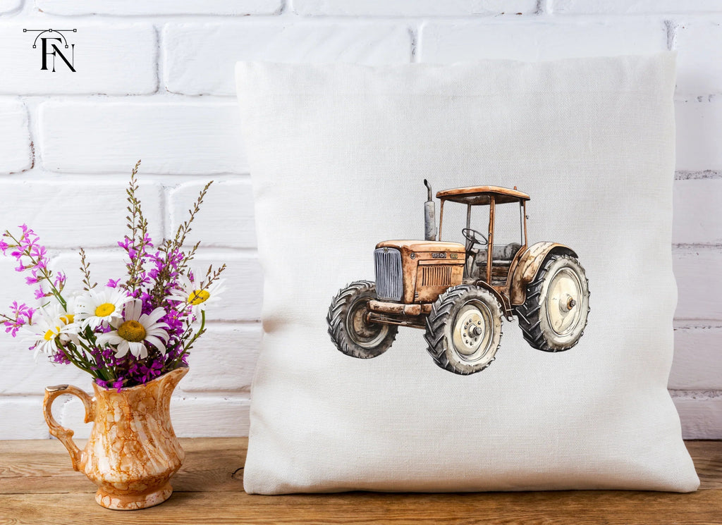 Vintage Farm Tractor Clipart Bundle