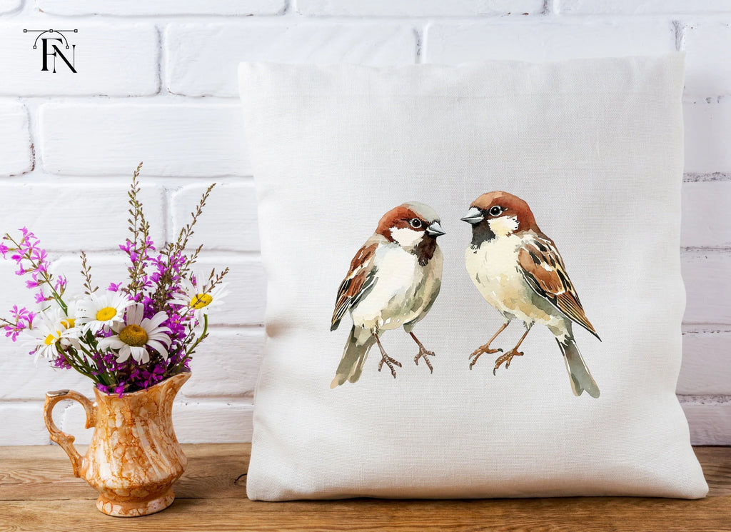 Sparrow Birds Clipart Bundle