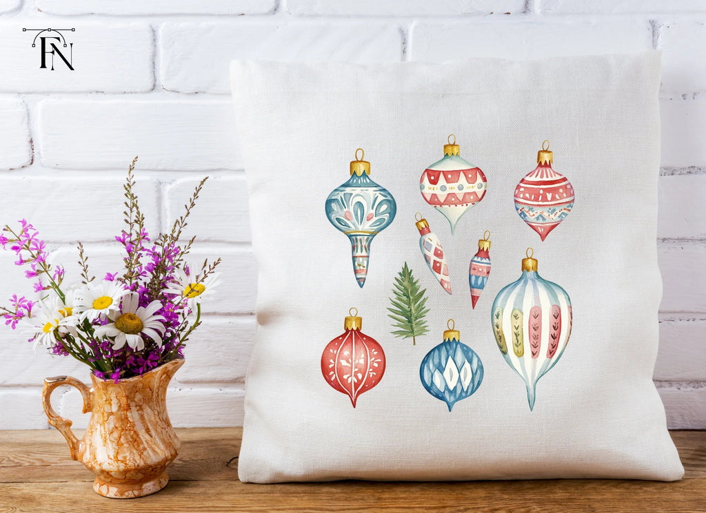 Christmas Ornaments Clipart Bundle
