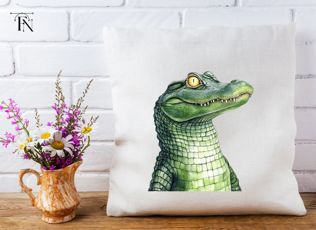 Cute Alligator Clipart Bundle