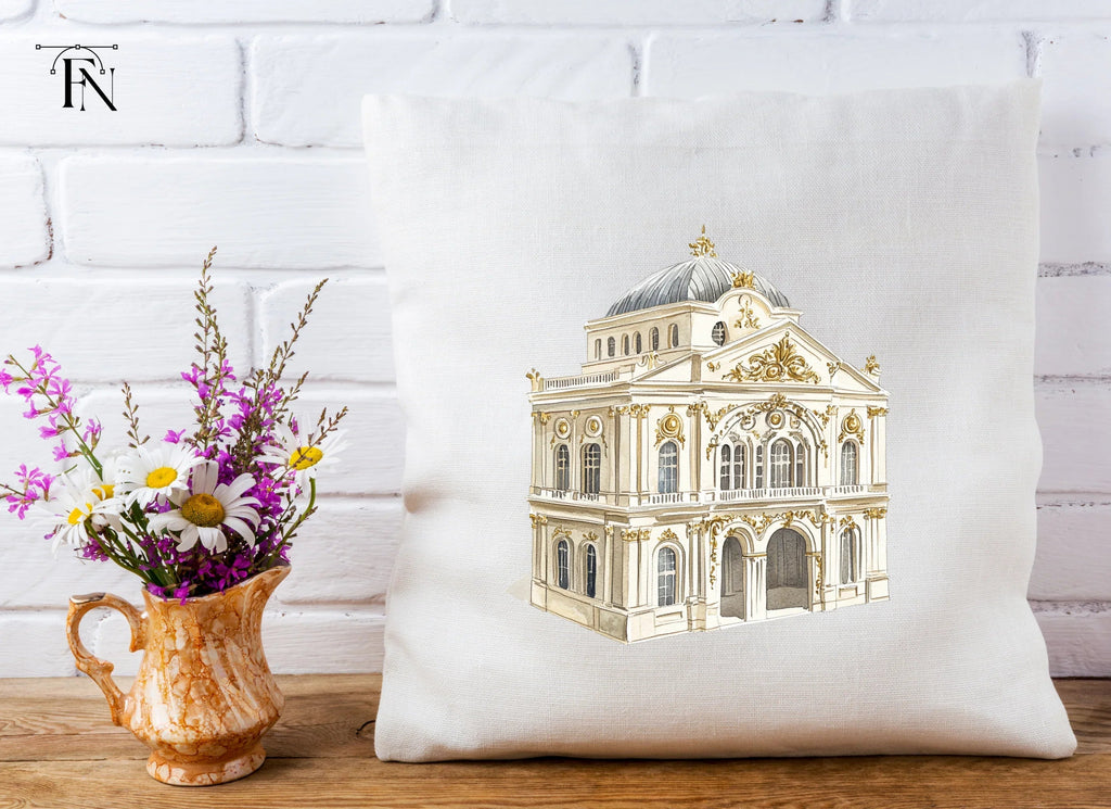 Baroque Palace Architecture Clipart Bundle