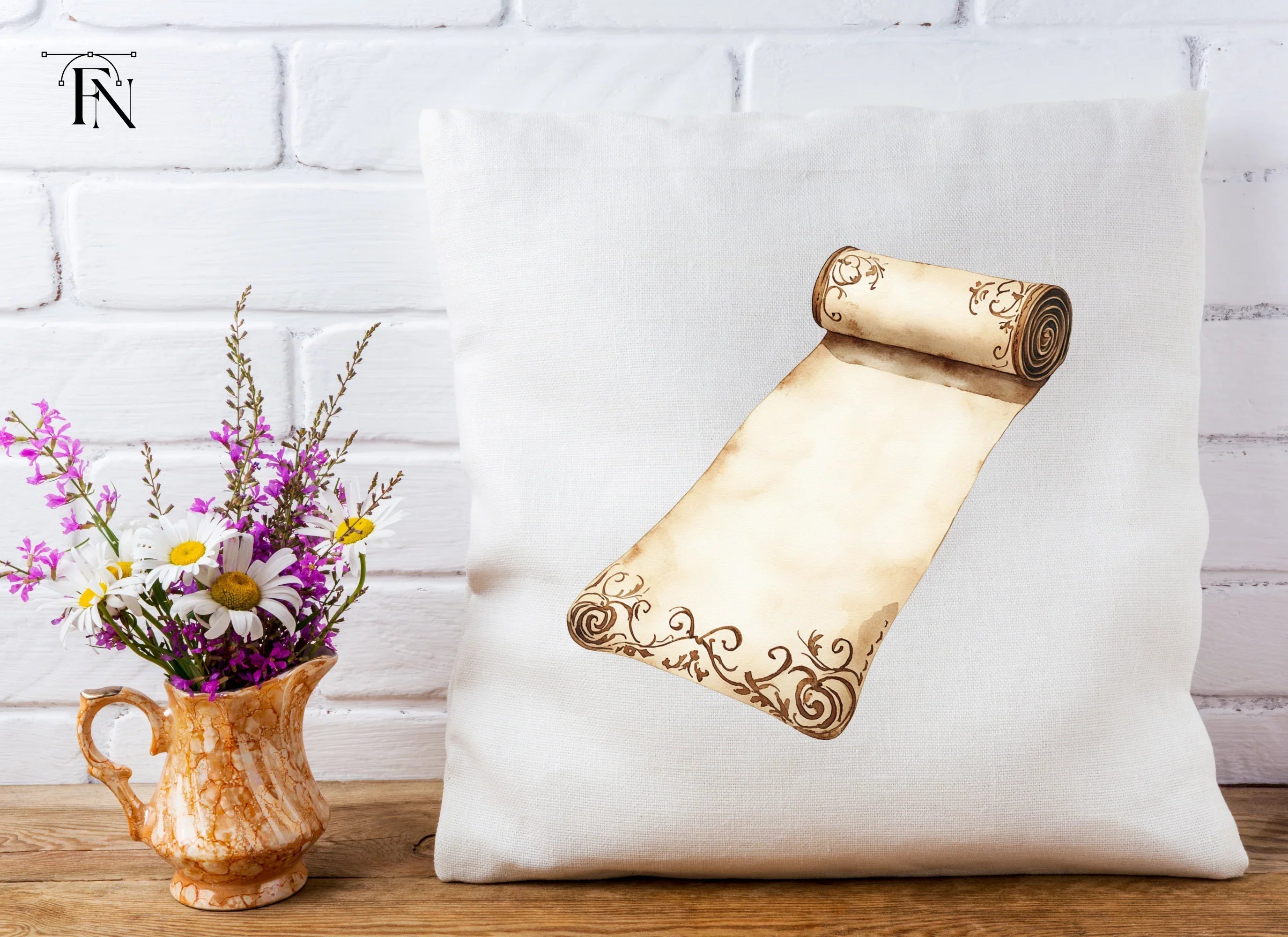 Vintage Scroll Clipart Bundle