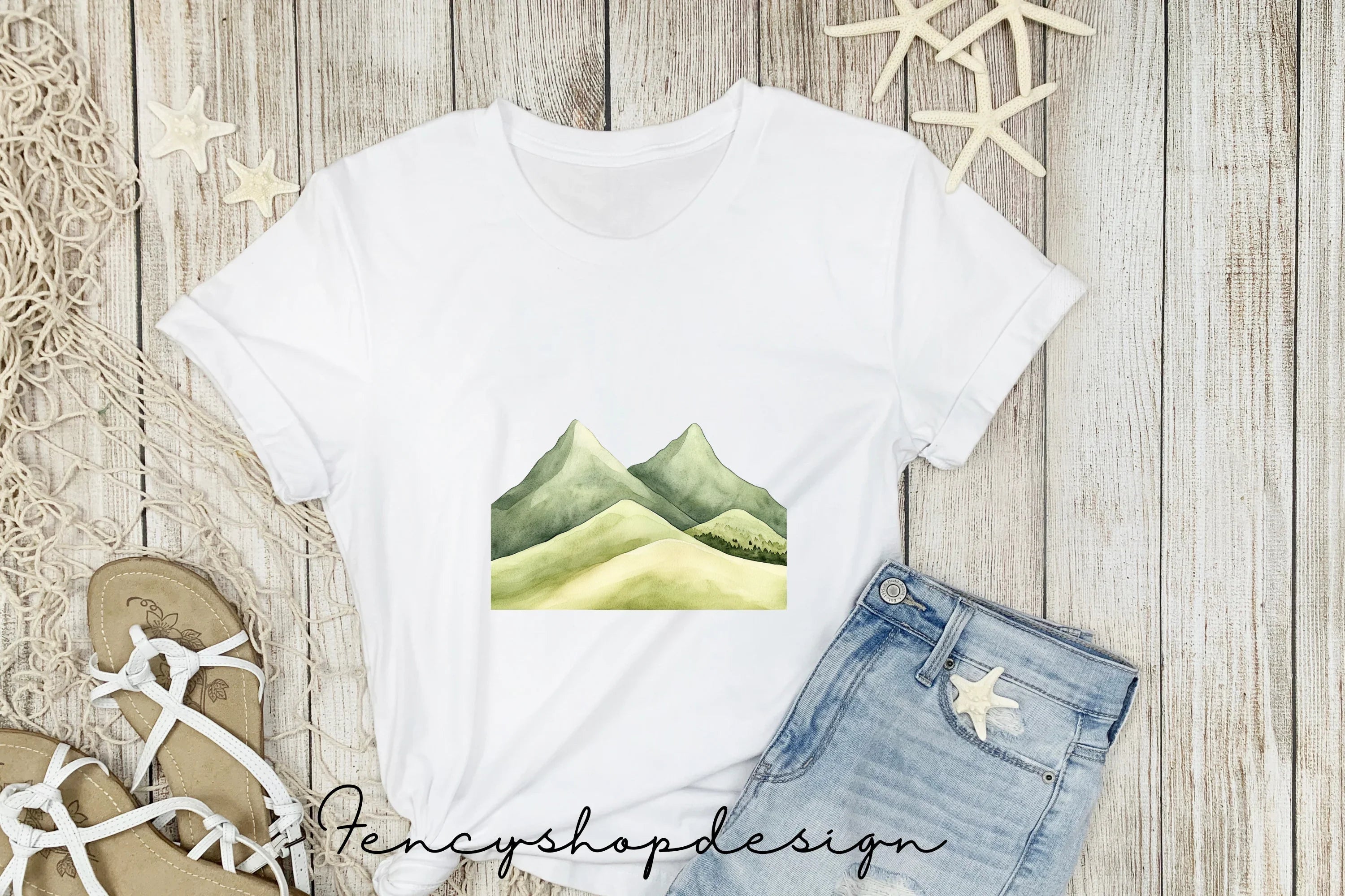 Serene Mountain Clipart Bundle