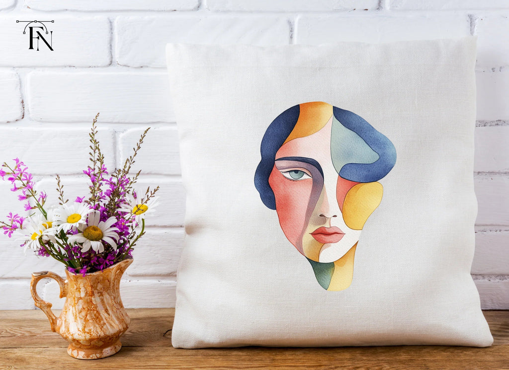 Abstract Faces Clipart Bundle
