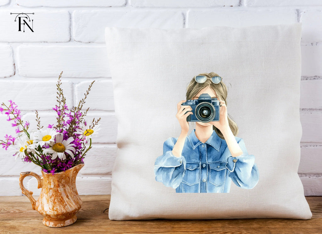 Girl Photographer Clipart Bundle