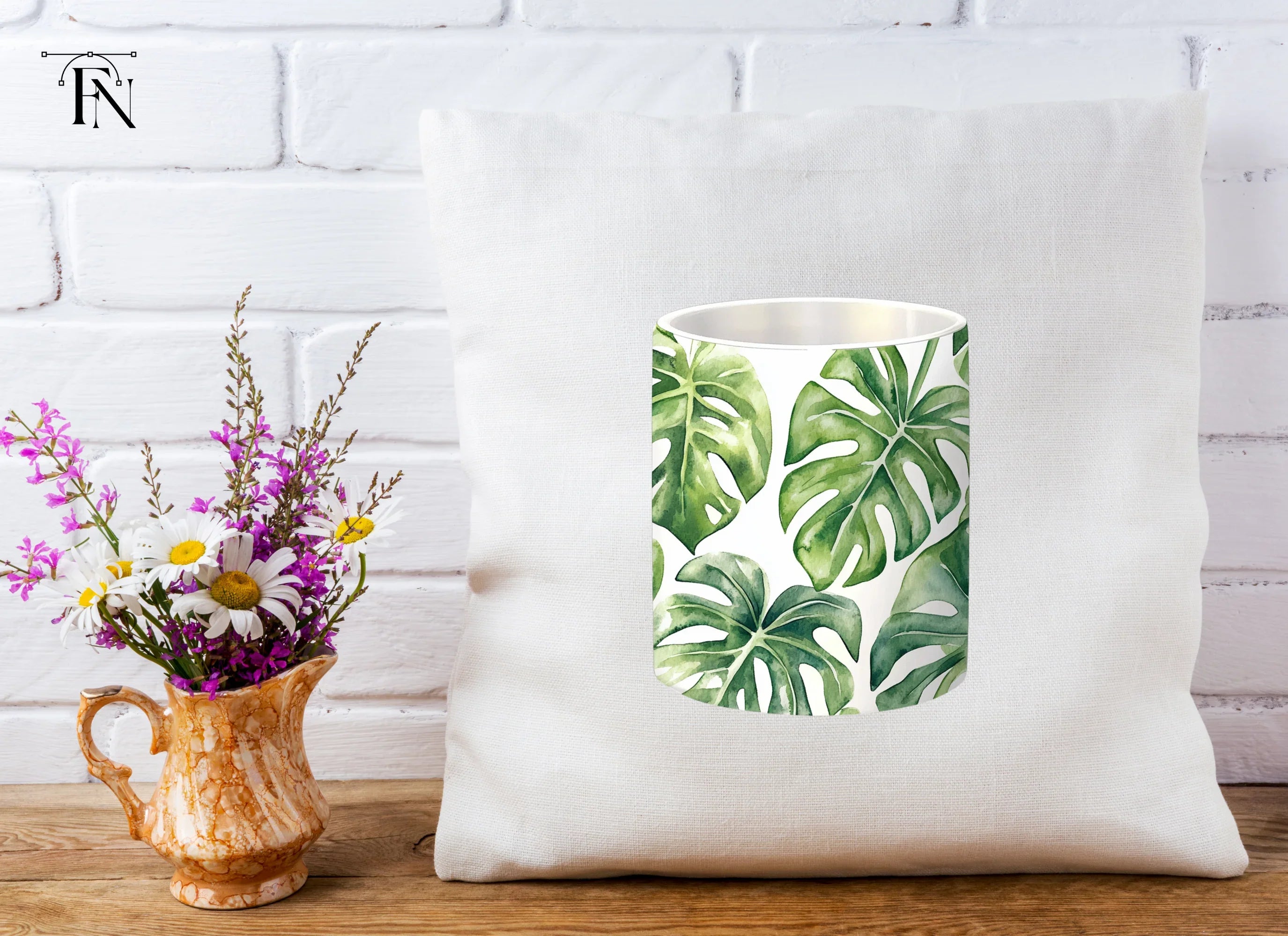 Monstera Leaves Tropical Clipart Bundle
