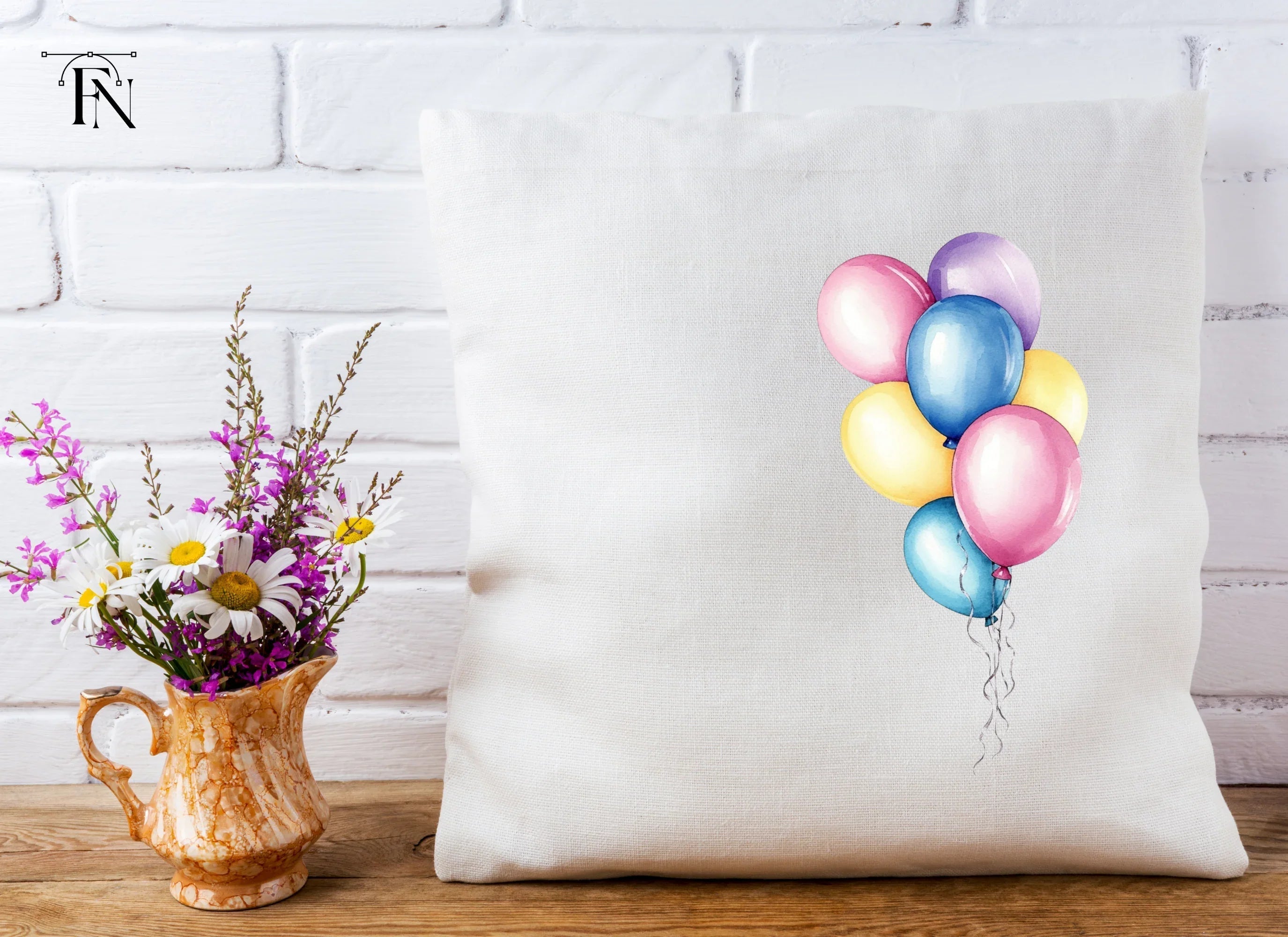 Party Balloons Clipart Bundle
