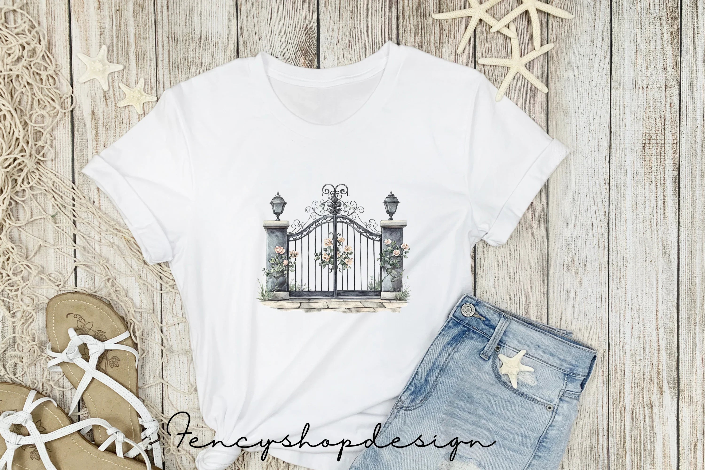 Elegant Ornate Gates Clipart Bundle
