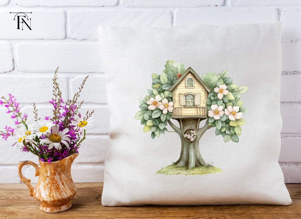 Whimsical Treehouse Clipart Bundle