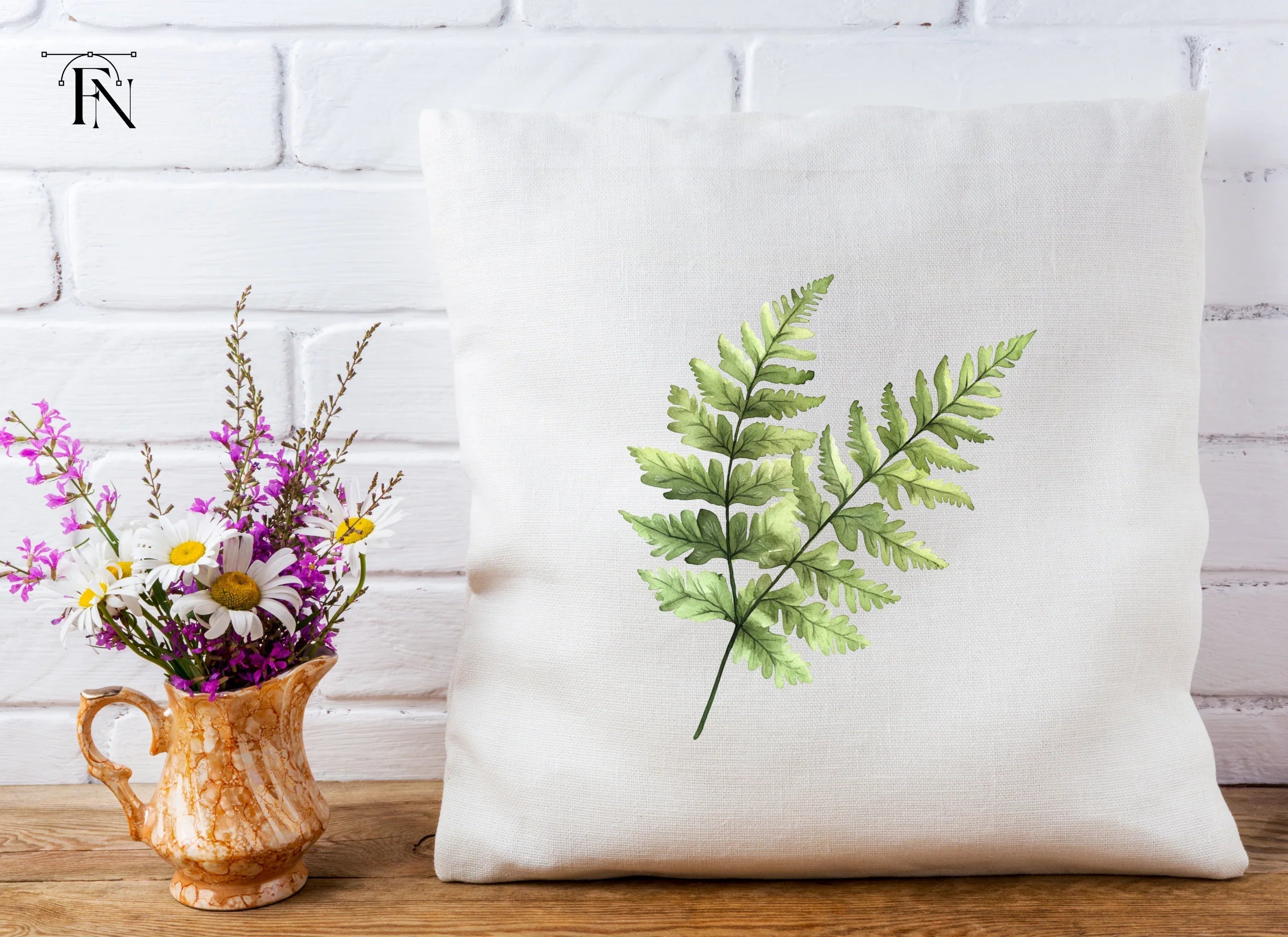 Fern Leaf Clipart Bundle