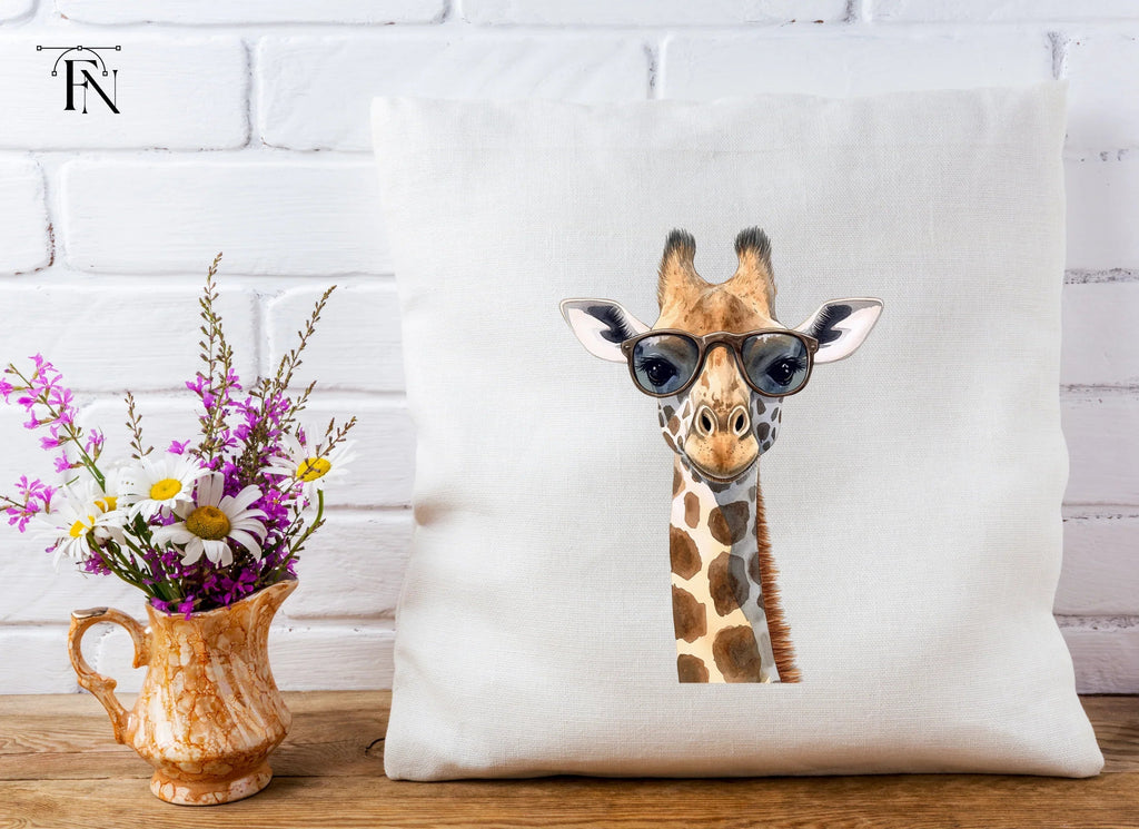 Cool Giraffe With Sunglasses Clipart Bundle