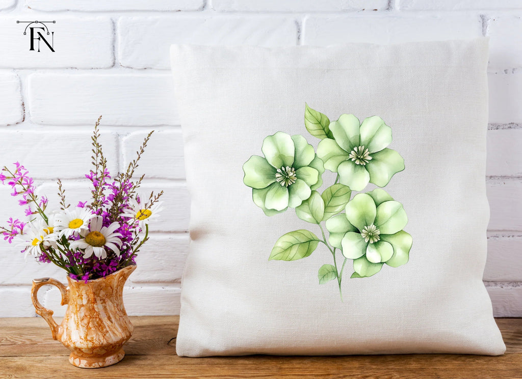 Elegant Green Floral Clipart Bundle