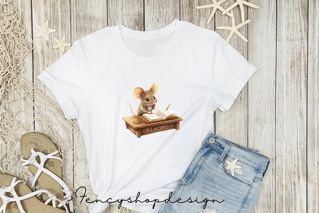 Adorable Mice Learning Clipart Bundle