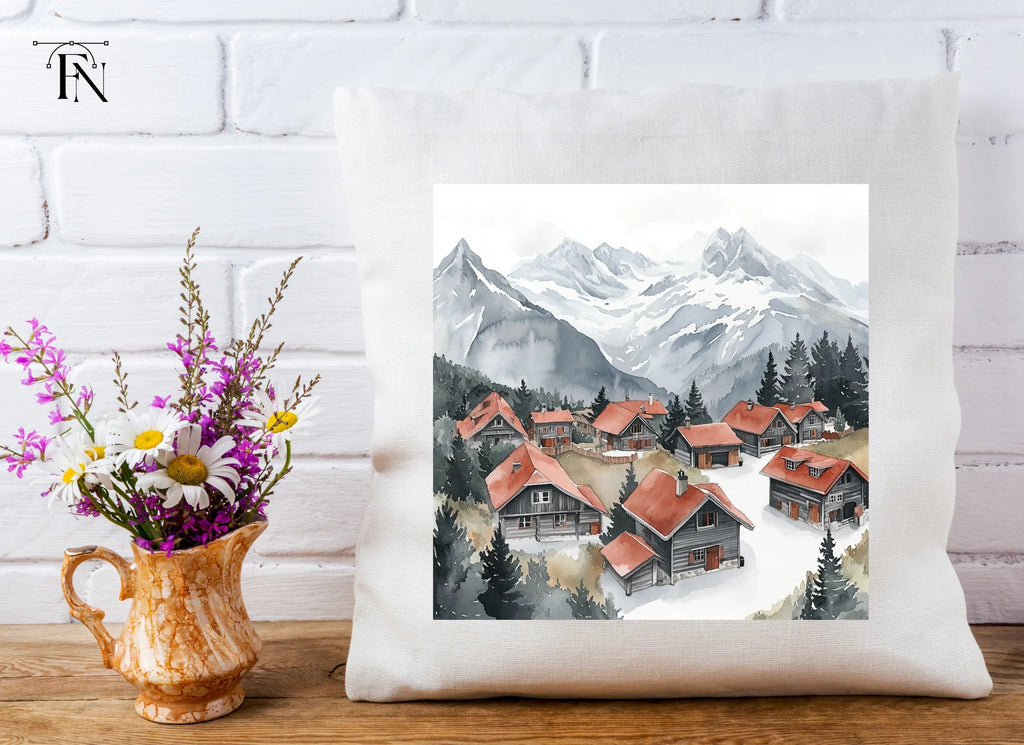 Alpine Village Clipart Bundle