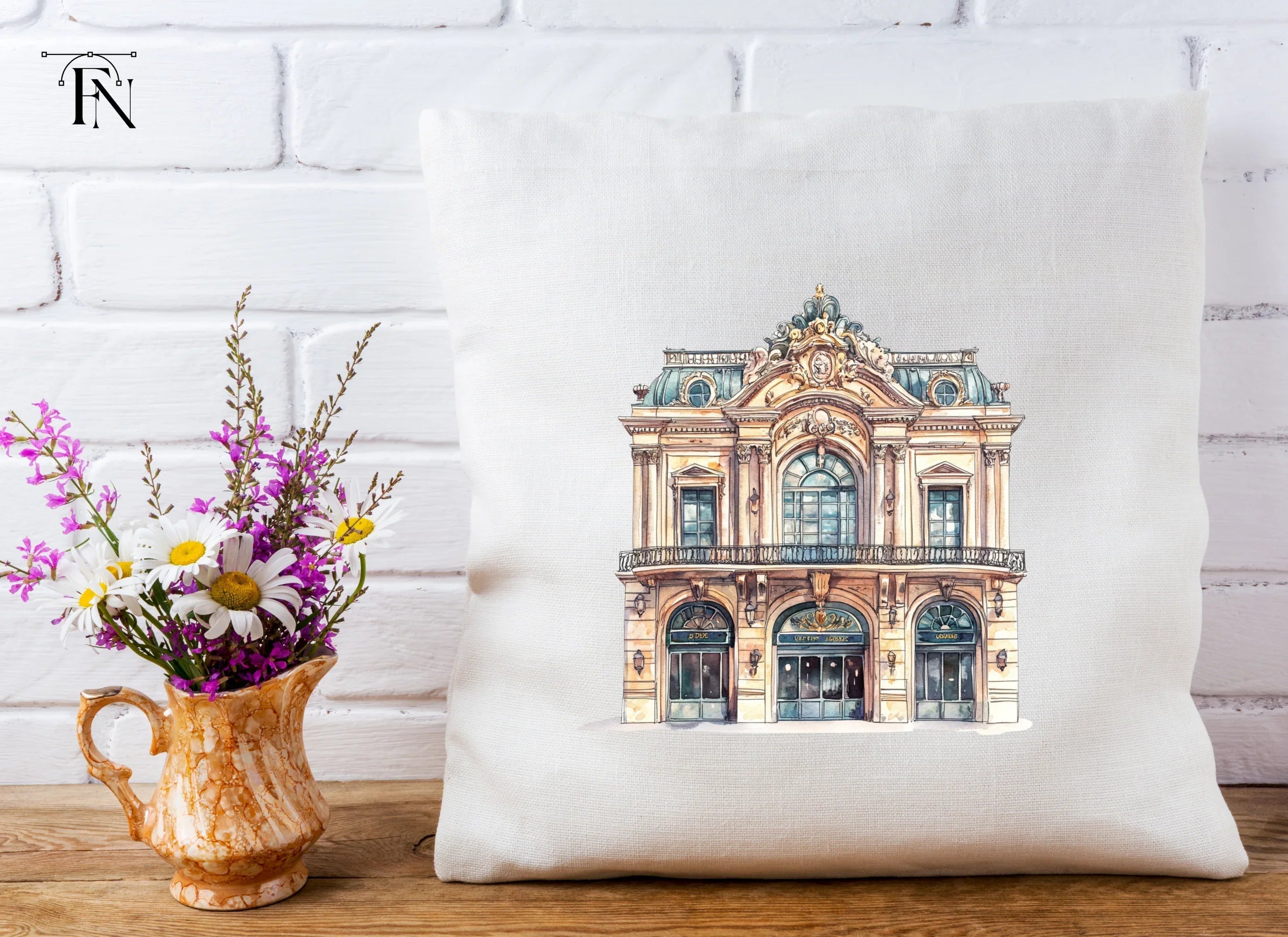 Elegant Parisian Building Clipart Bundle