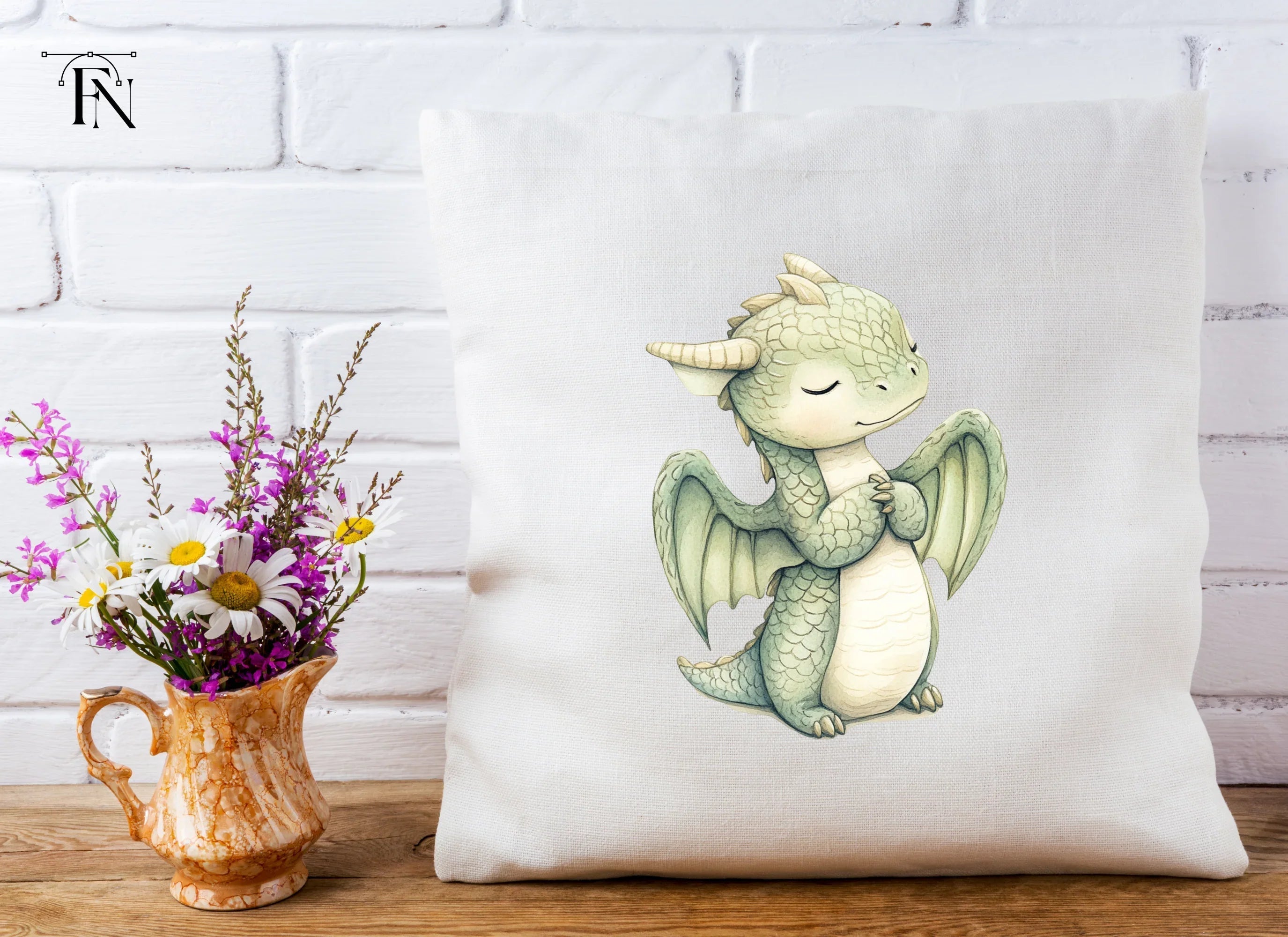 Cute Baby Dragon Clipart Bundle