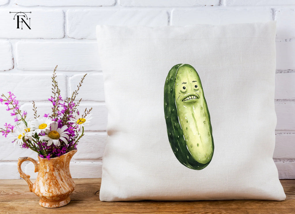 Angry Pickle Cartoon Clipart Bundle