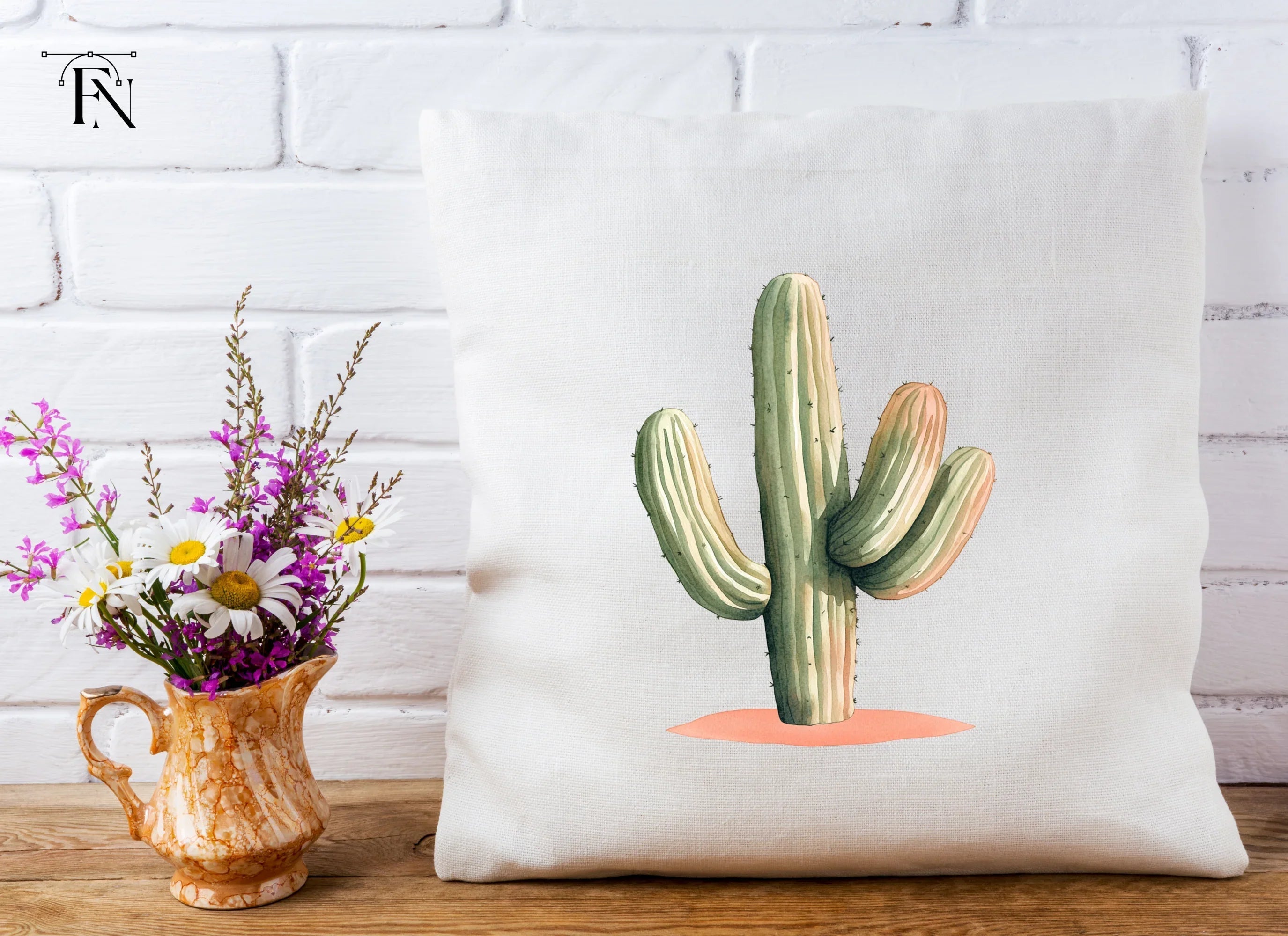 Saguaro Cactus Clipart Bundle