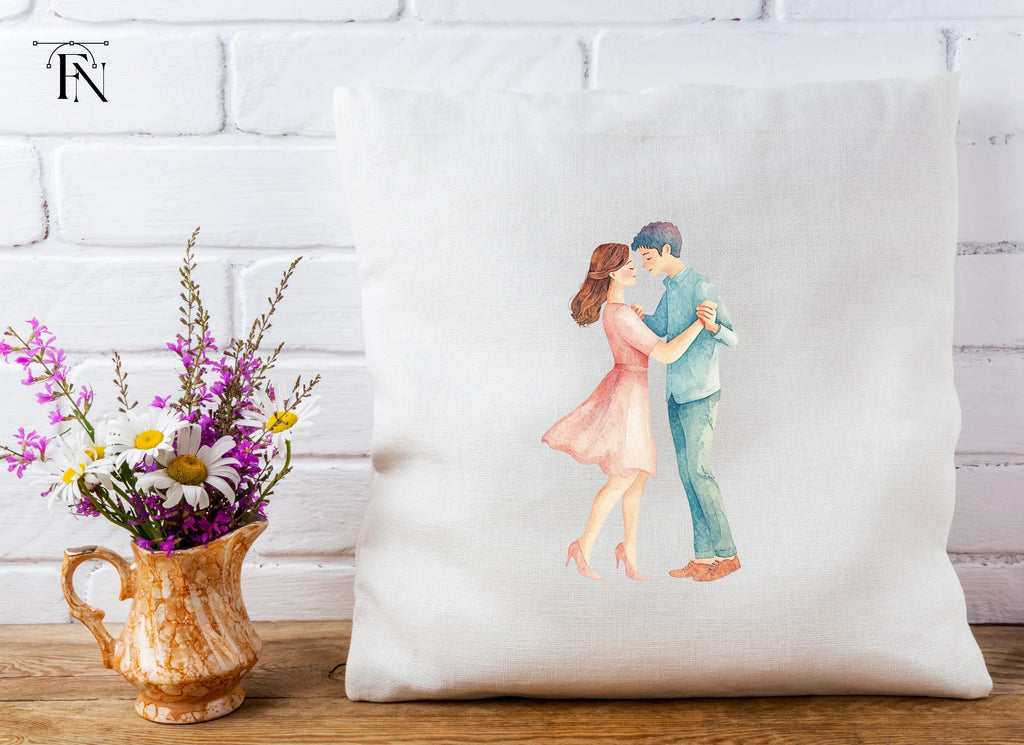 Romantic Couple Dancing Clipart Bundle