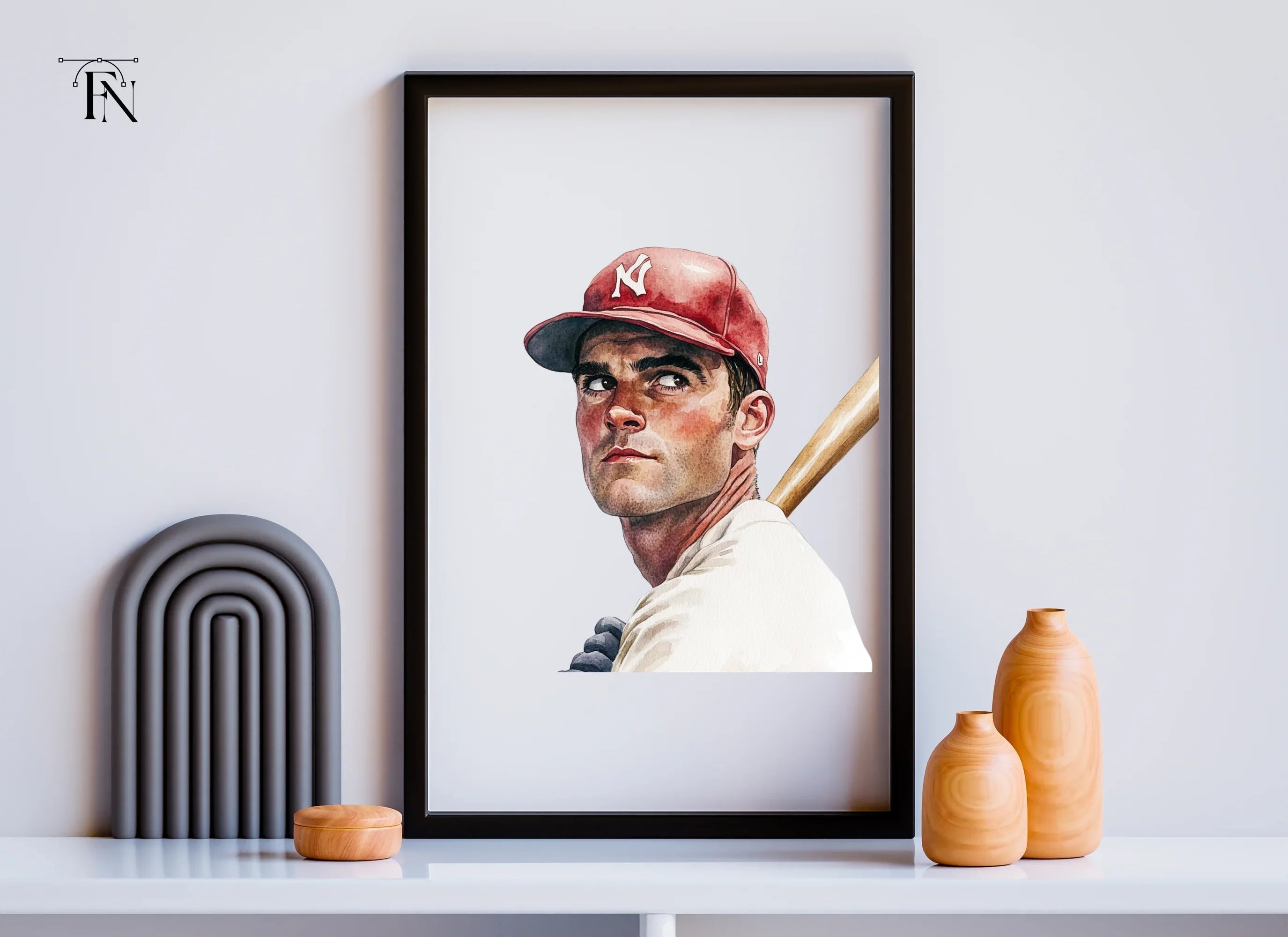 Vintage Baseball Player Clipart Bundle