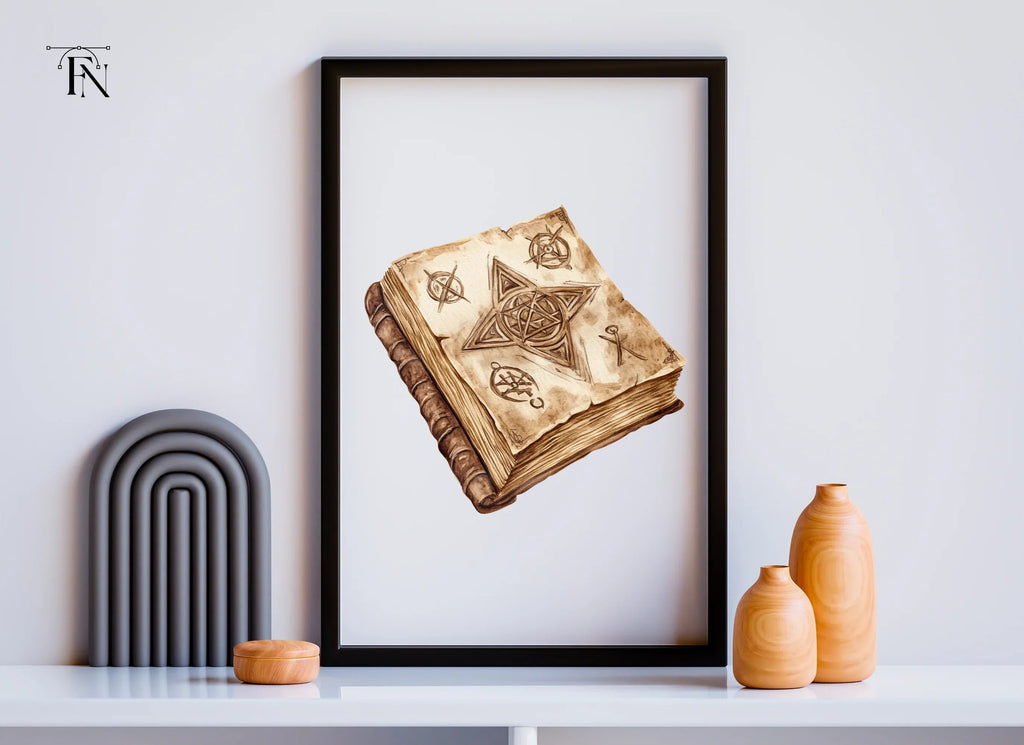 Mystical Grimoire Clipart Bundle