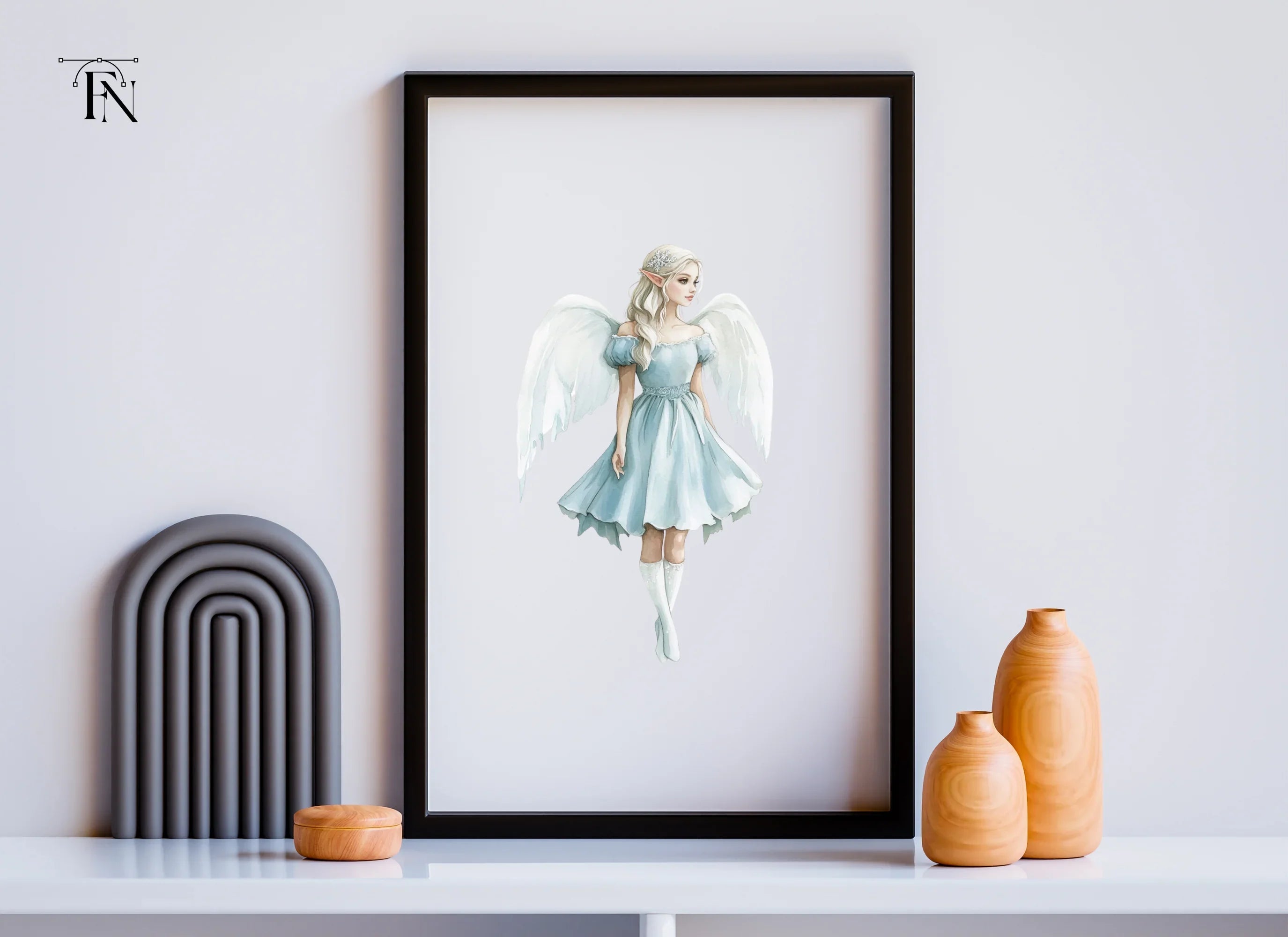 Elegant Angelic Fairy Clipart Bundle