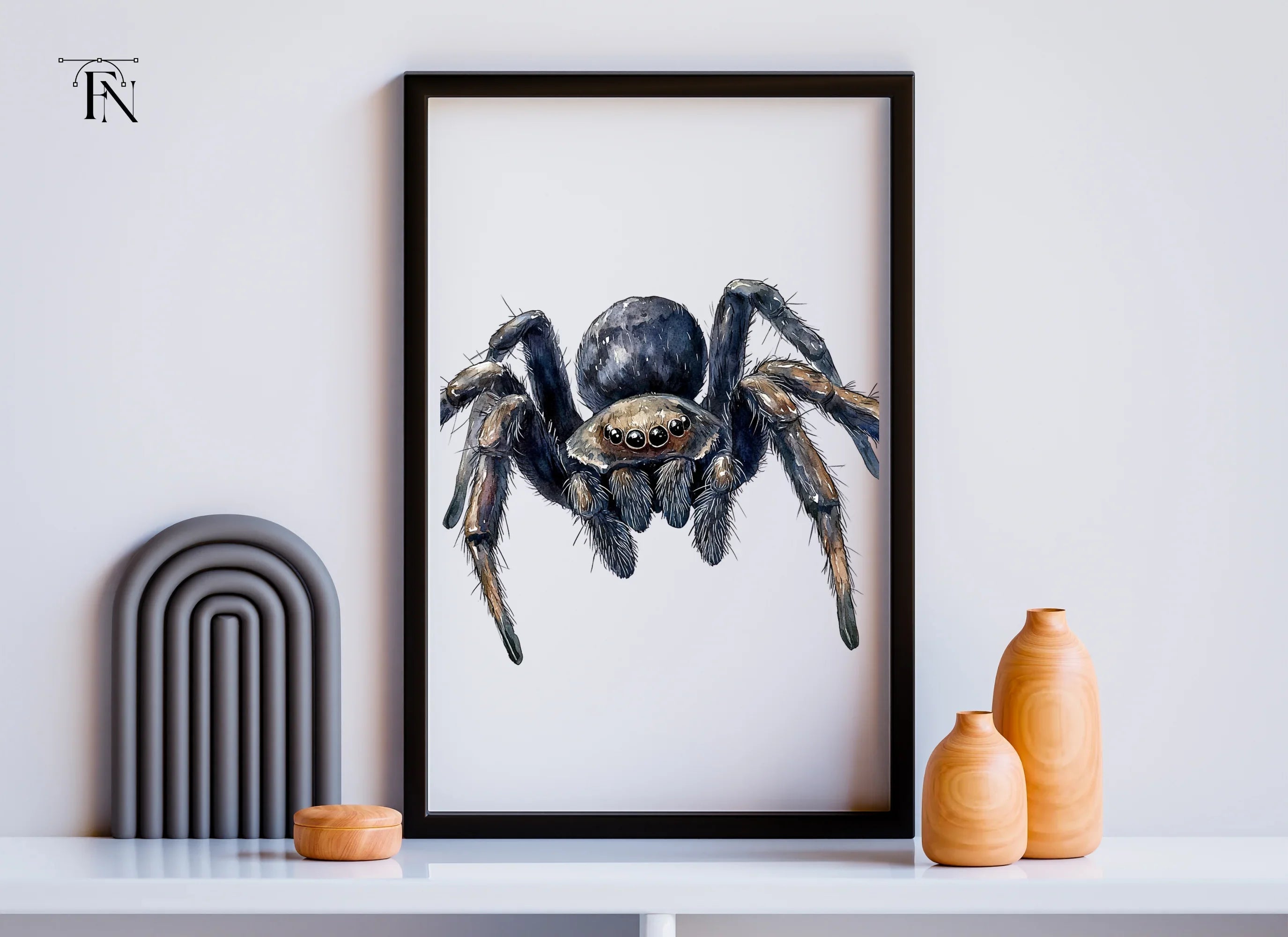 Realistic Spider Clipart Bundle