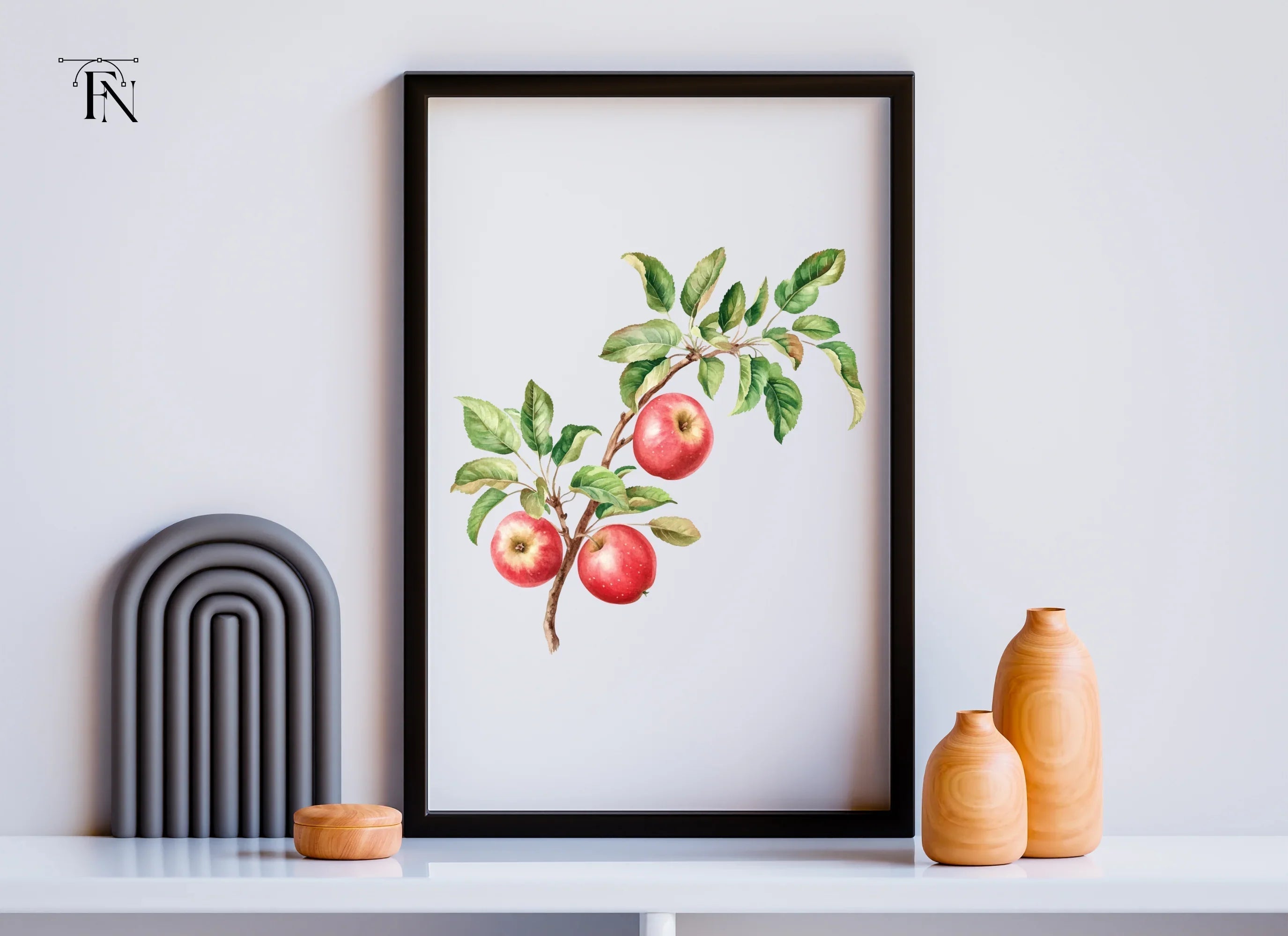 Apple Branches Clipart Bundle
