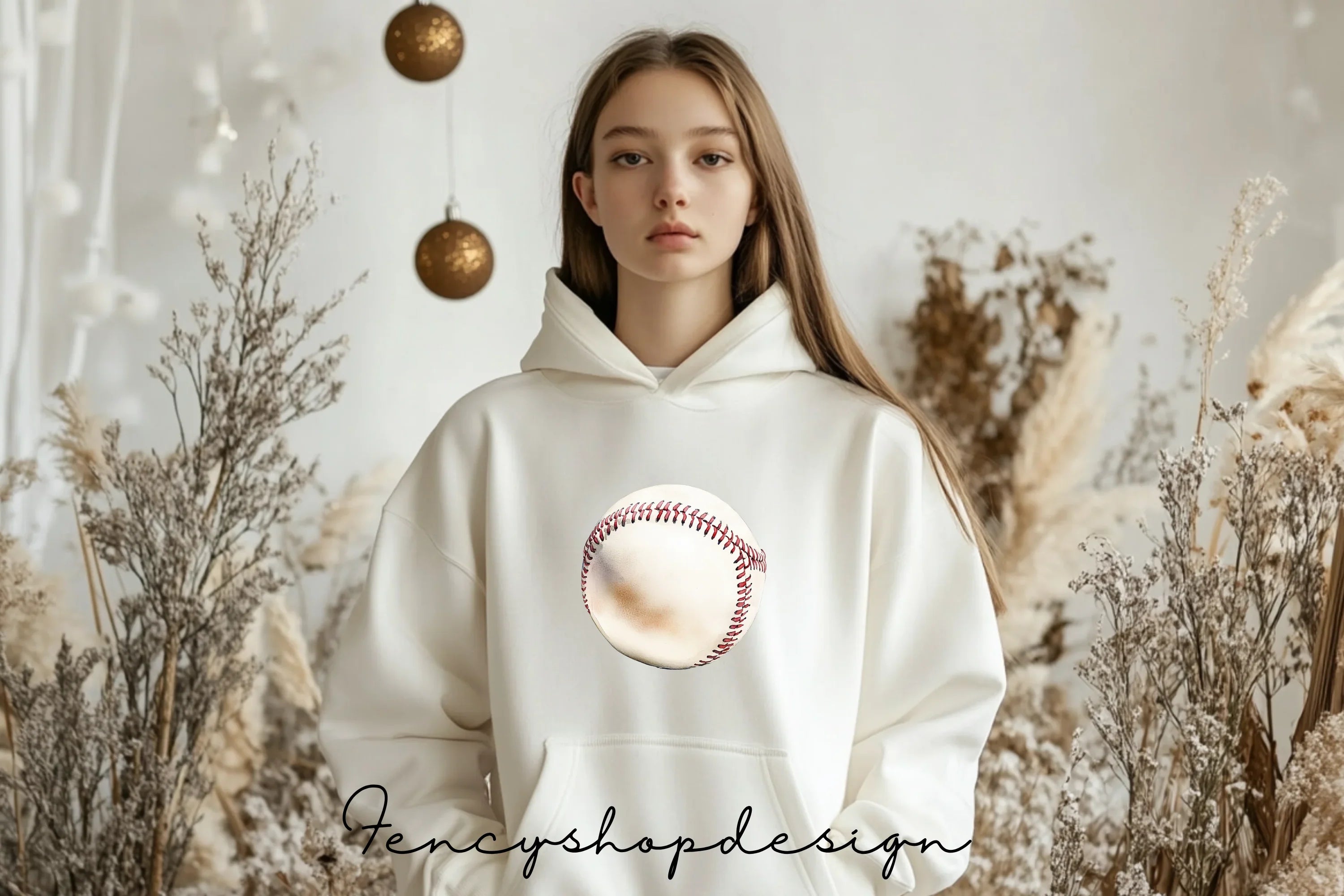 Classic Baseball Game Ball Clipart Bundle