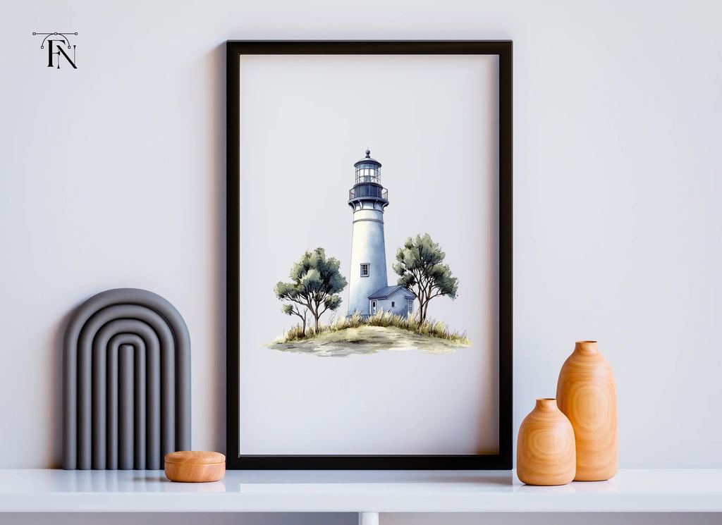 Coastal Lighthouse Clipart Bundle