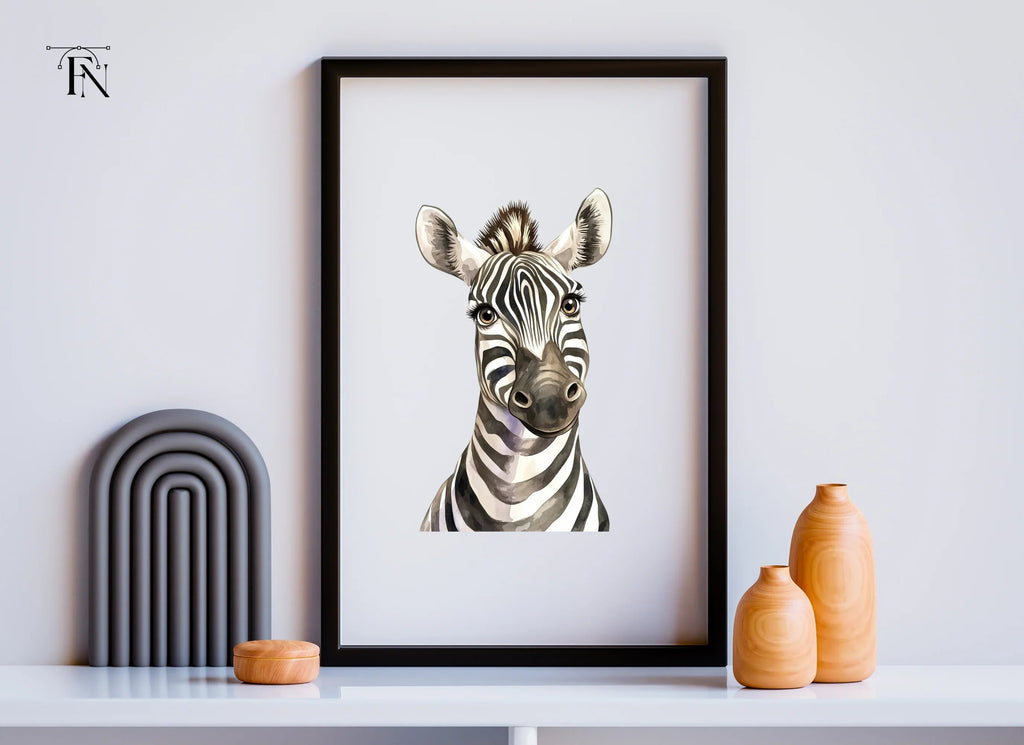 Cute Zebra Head Clipart Bundle