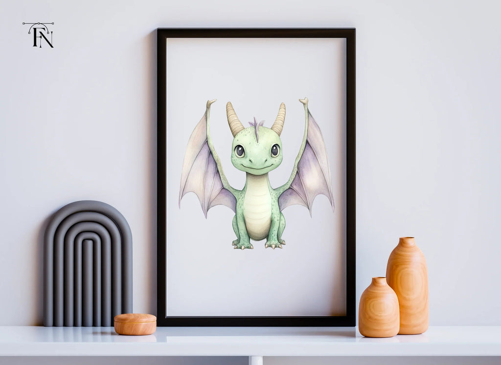 Cute Baby Dragon Clipart Bundle