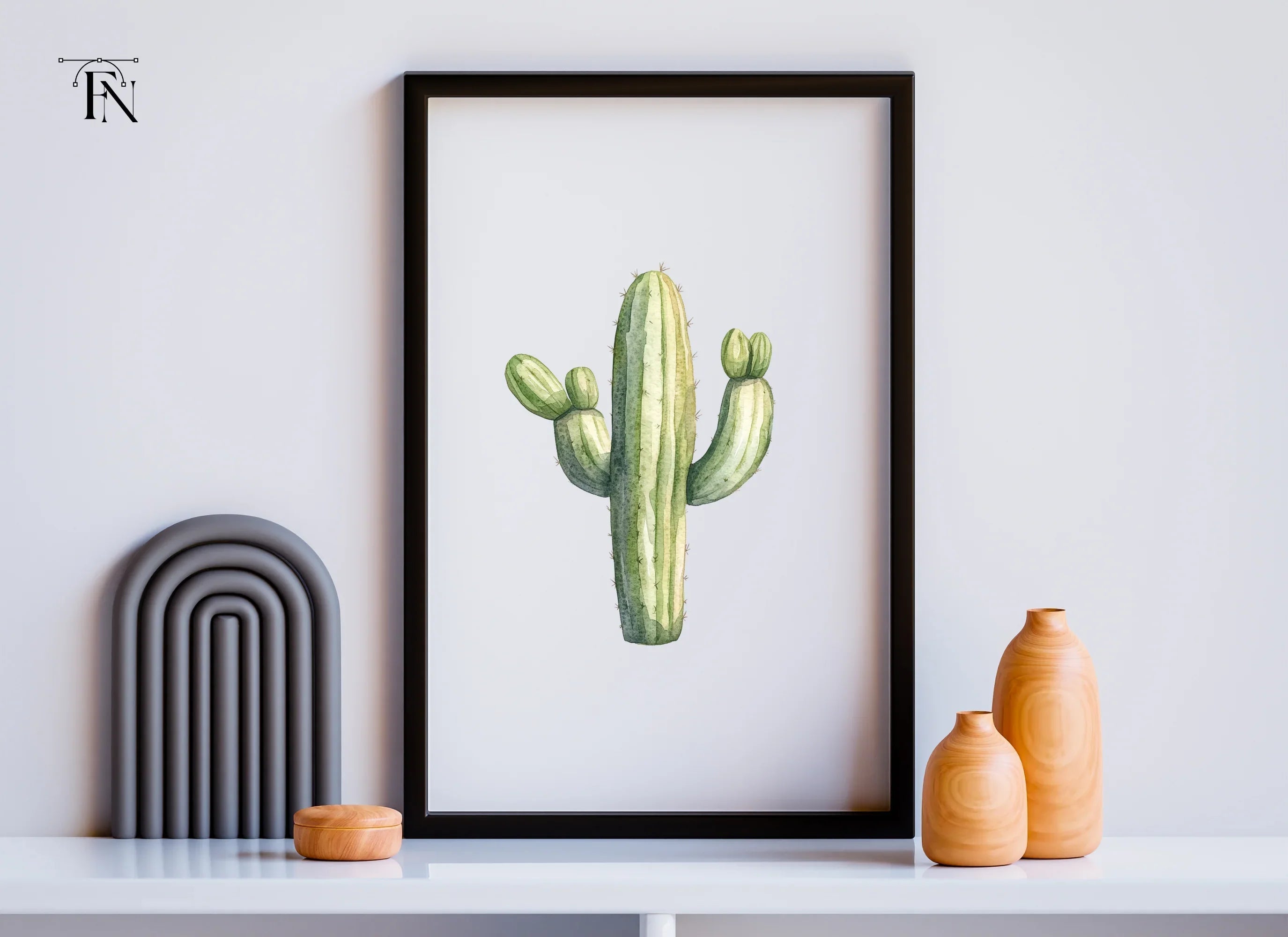 Saguaro Cactus Clipart Bundle