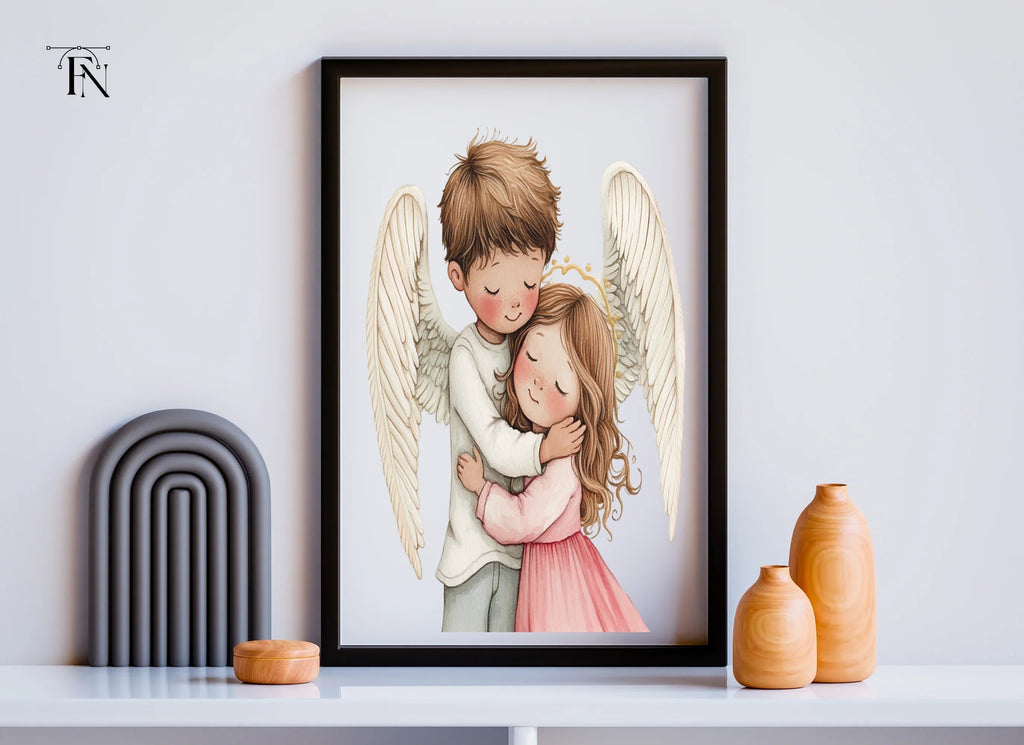 Sweet Angel Hugs Clipart Bundle