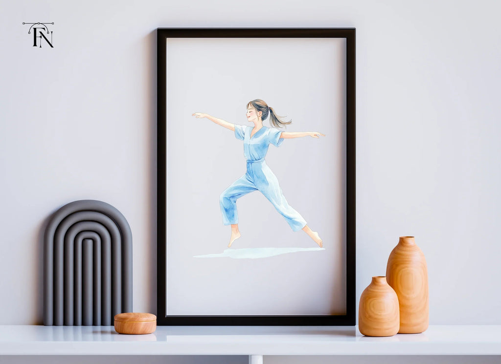 Yoga Pose Woman Clipart Bundle