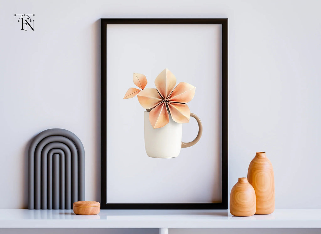 Origami Flower Clipart Bundle