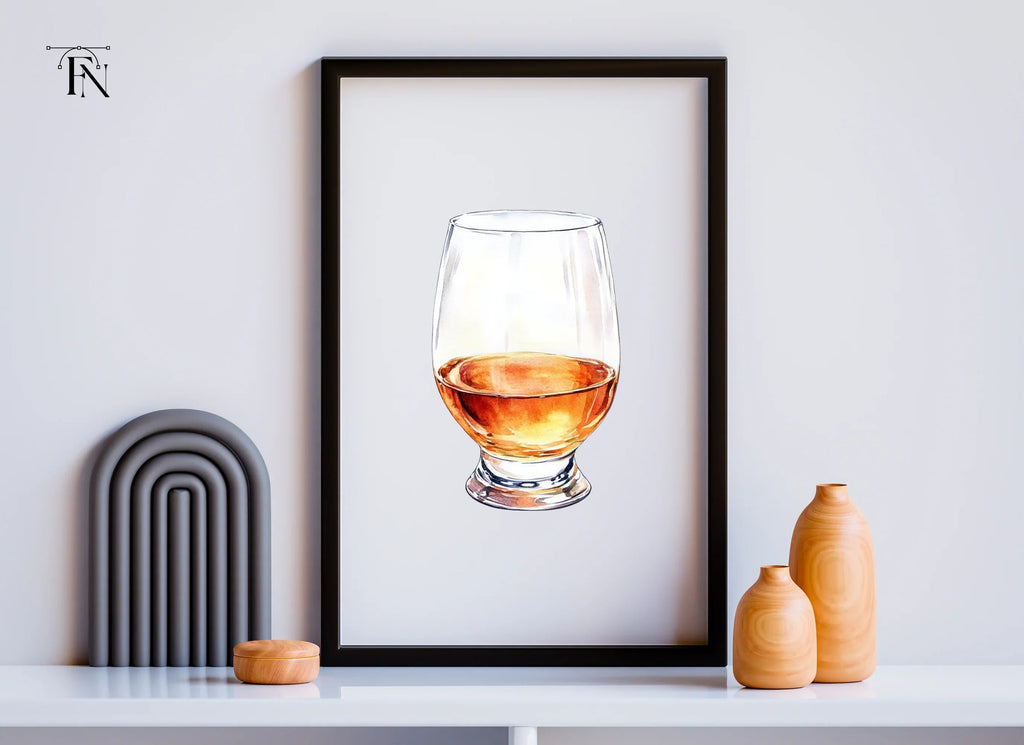 Whiskey Glass Clipart Bundle