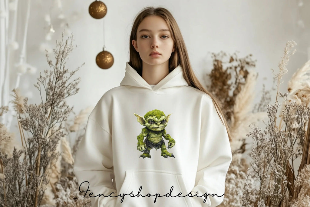 Adorable Green Fantasy Creature Clipart Bundle