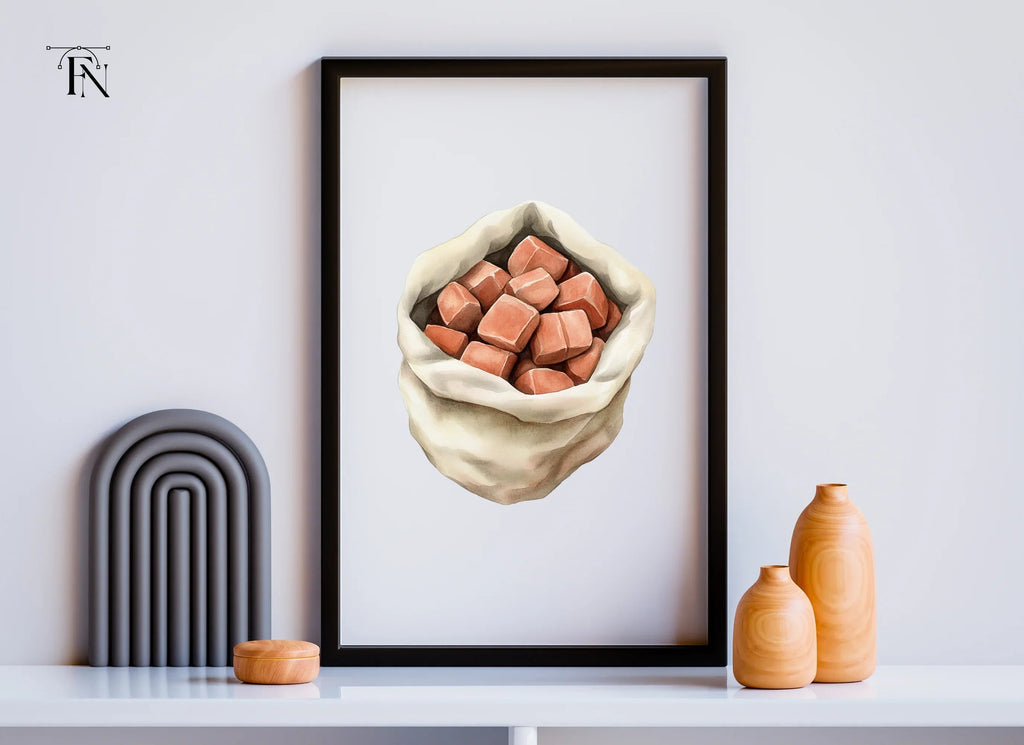 Rustic Clay Bricks and Stones Clipart Bundle