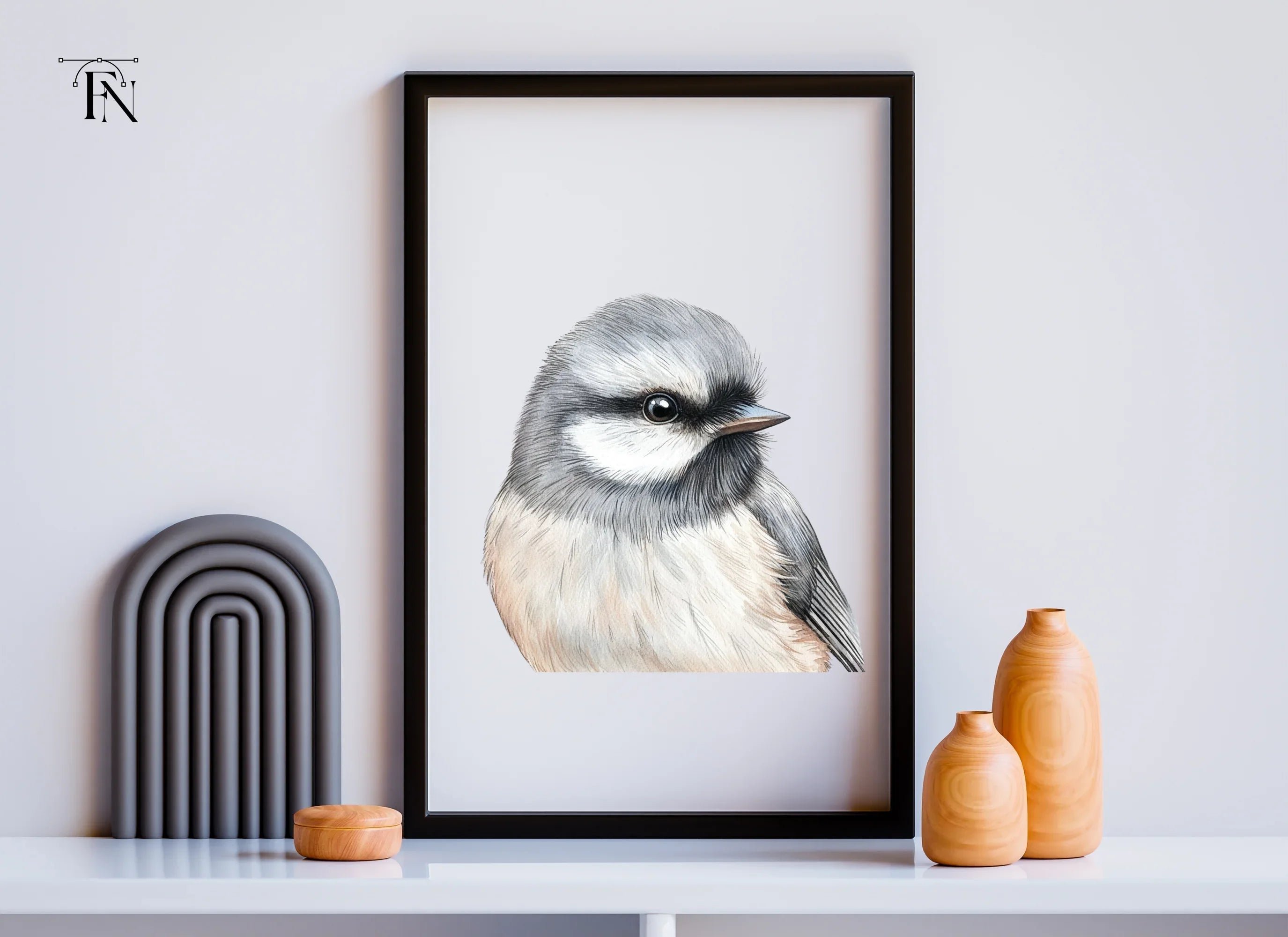Detailed Bird Head Illustration Clipart Bundle