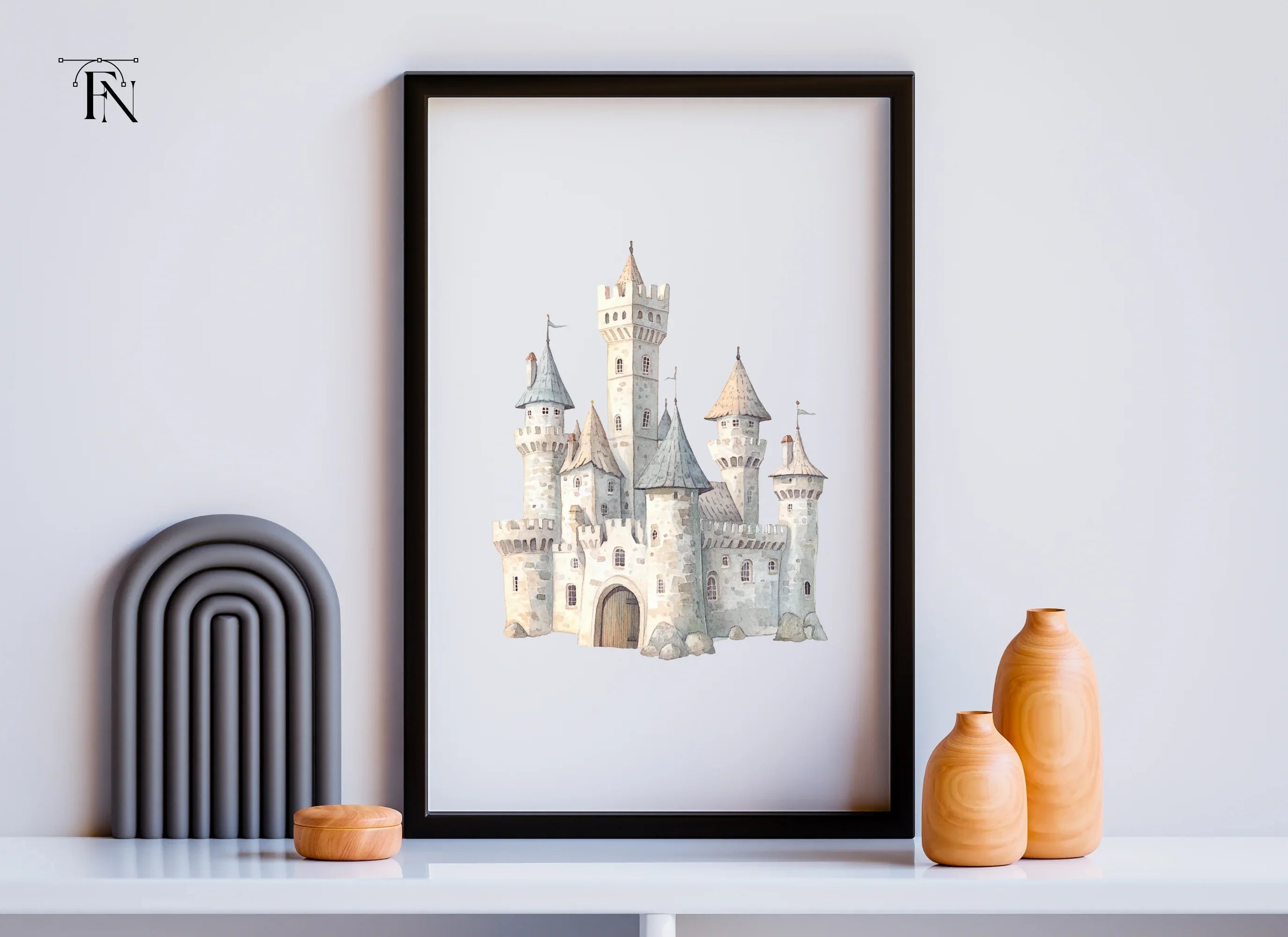 Fantasy Castle Clipart Bundle