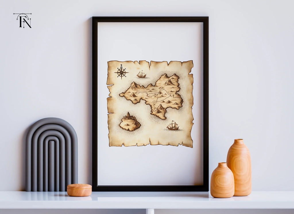 Fantasy World Map Clipart Bundle