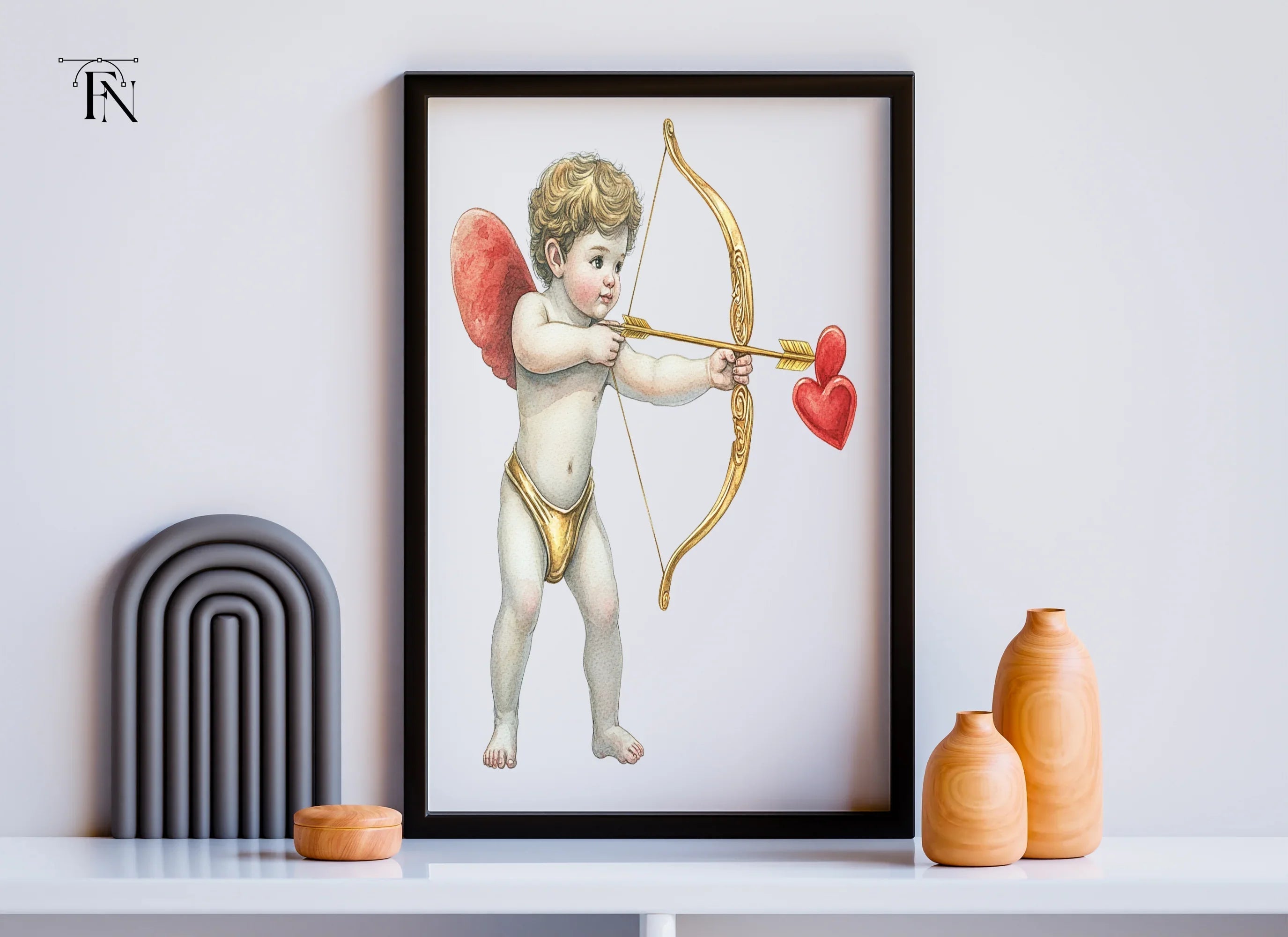 Vintage Cupid Clipart Bundle