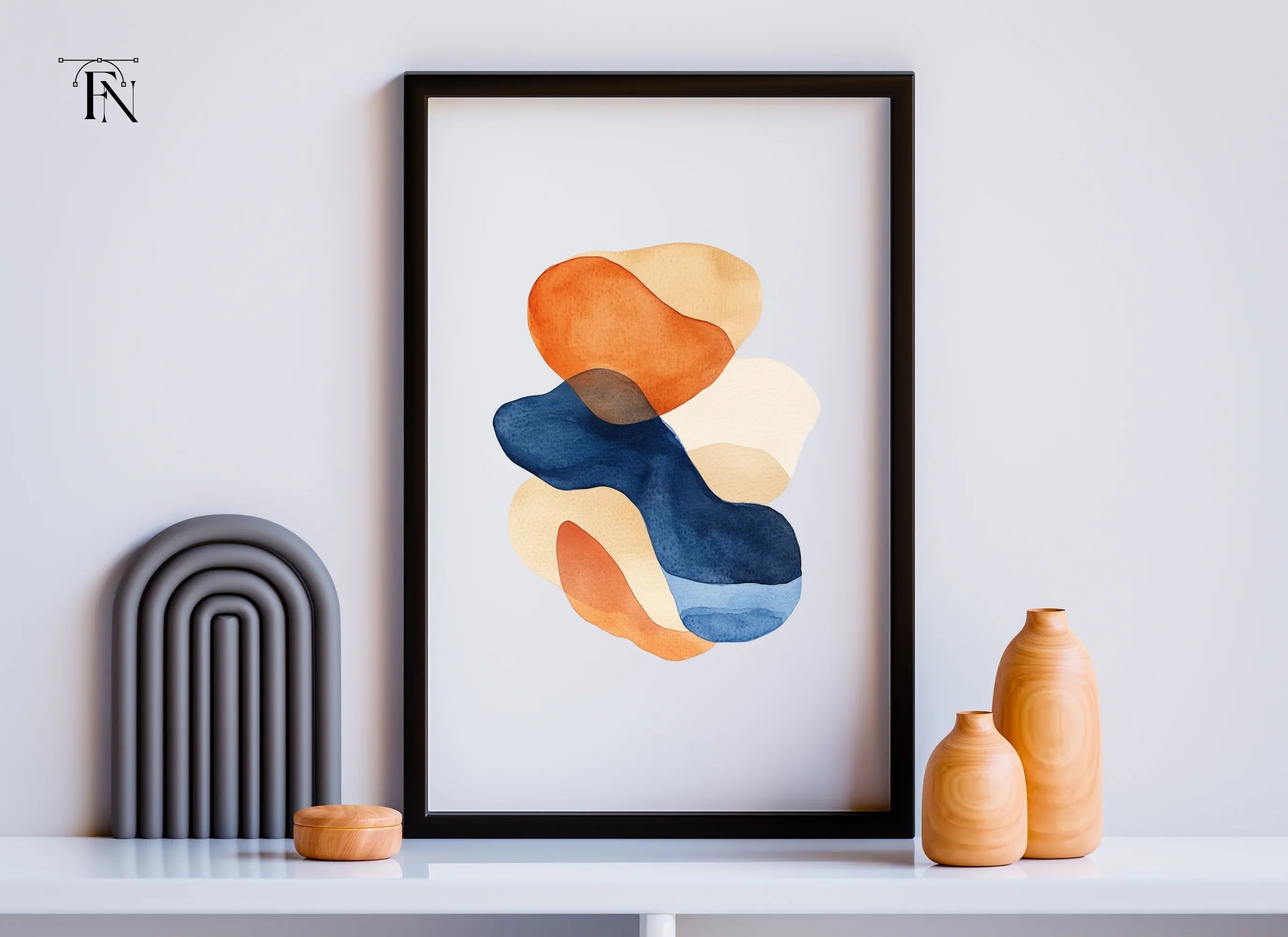 Organic Abstract Shapes Clipart Bundle