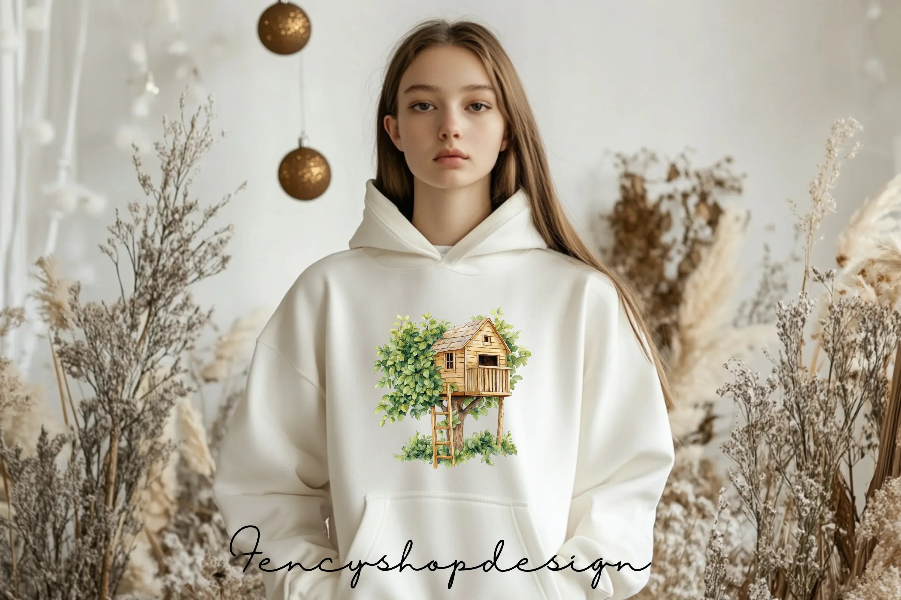 Charming Treehouse Clipart Bundle