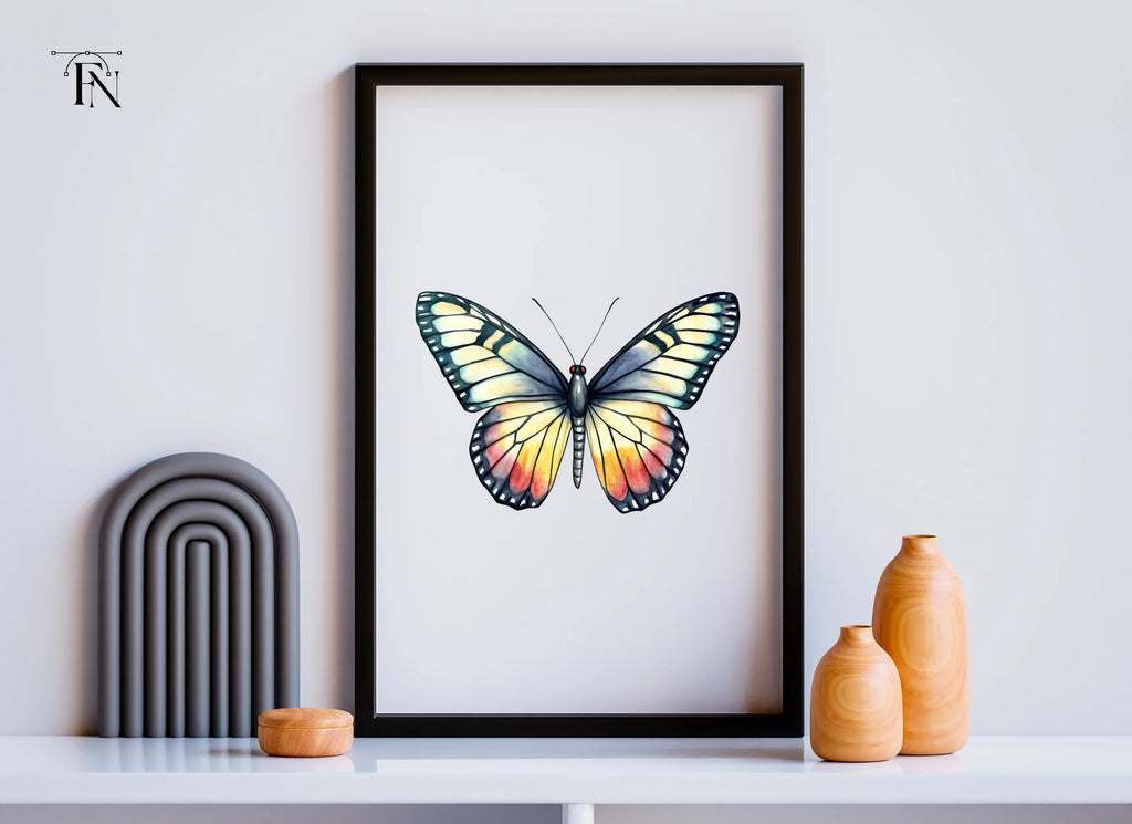 Colorful Butterfly Clipart Bundle