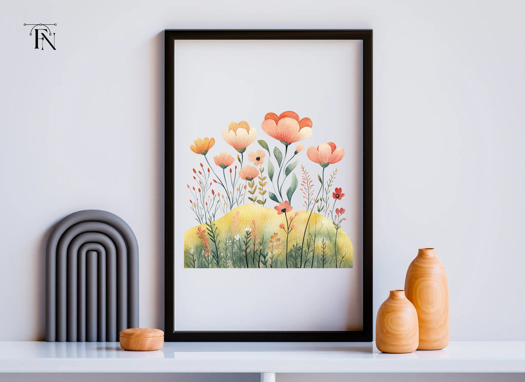 Spring Meadow Floral Clipart Bundle