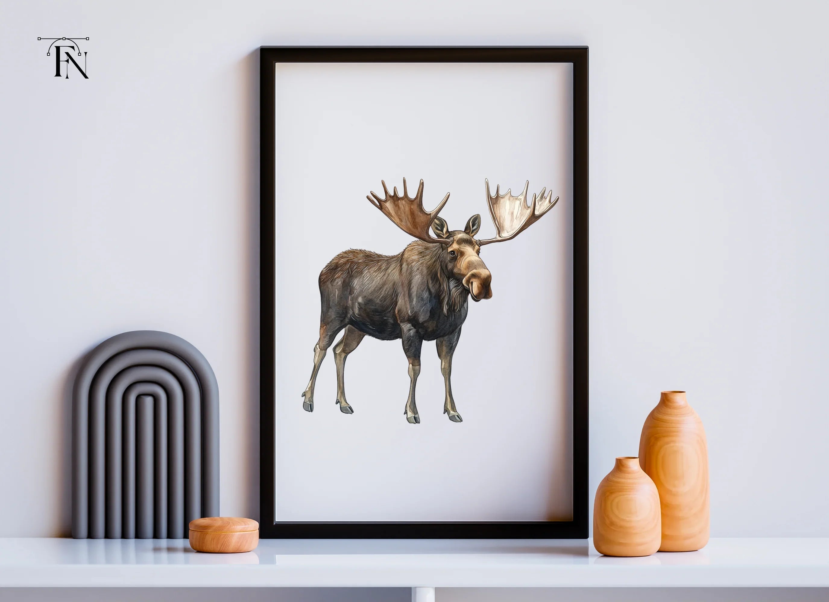Majestic Moose Clipart Bundle