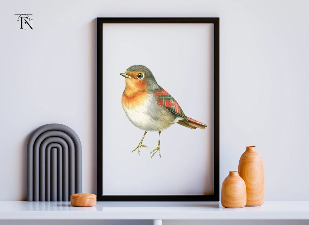 Charming Robin Bird Clipart Bundle
